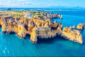 Lagos : tour en bateau au coucher du soleil à Ponta da Piedade