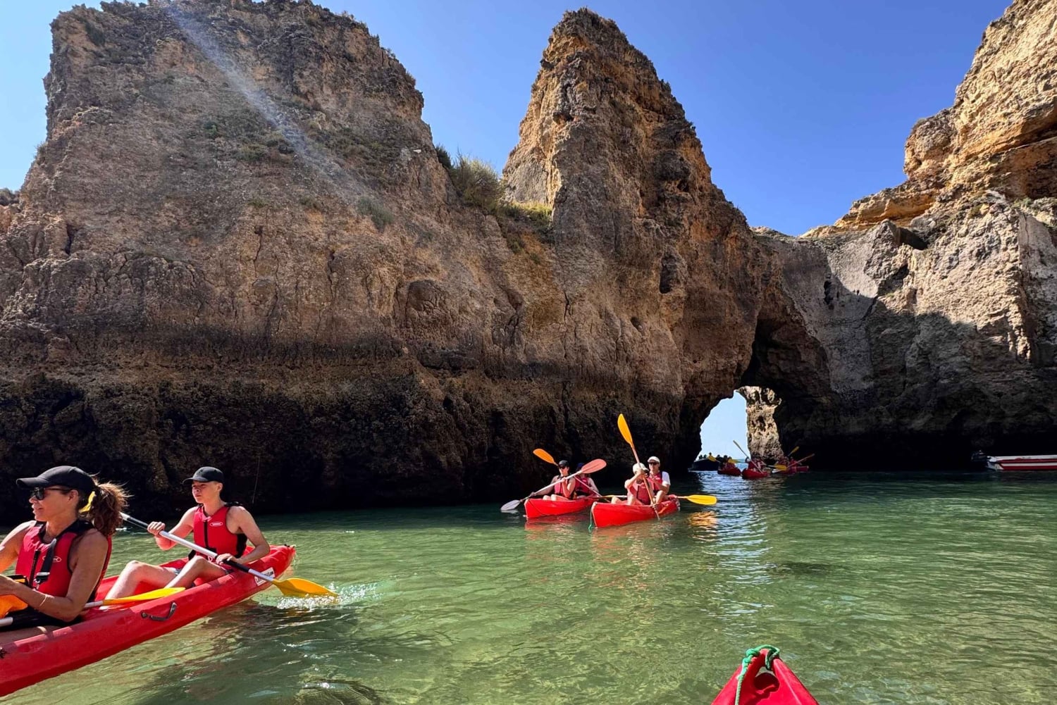 Lagos, Porto de Mós: Geführte Tour zu den Höhlen von Ponta da Piedade