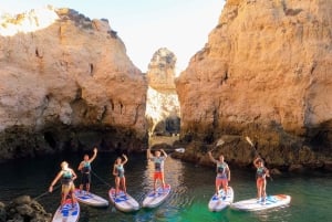 ラゴス：ポンタ・ダ・ピエダーデでスタンドアップパドルボードツアーをお楽しみください