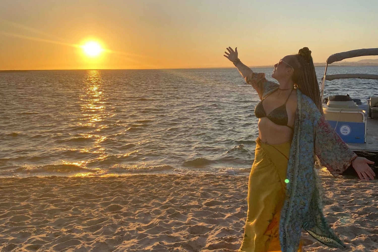 Lagos: ioga ao amanhecer ou ao entardecer e cerimónia do cacau