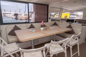 Lagos: Sunset Catamaran Cruise with Welcome Drink