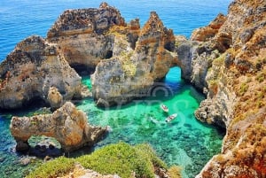 lisbon: algarve, benagil cave, portimao, Lagos private tour.