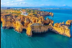 Lissabon: Algarve, Benagil-Höhlen und Lagos mit optionaler Bootstour