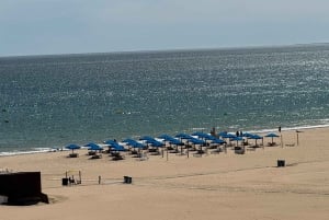 Lisboa: Dagstur til Algarve med båtcruise i Benagil-grotten