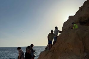 Lisboa: Dagstur til Algarve med båtcruise i Benagil-grotten