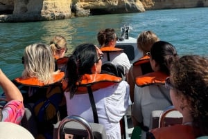 Lisboa: Dagstur til Algarve med båtcruise i Benagil-grotten