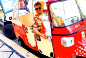 Lisbonne : visite en Piaggio classique à travers la belle et historique Lisbonne