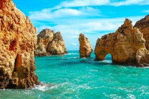 Lisboa: Viagem de 1 dia ao Algarve, gruta de Benagil, Carvoeiro, Portimão