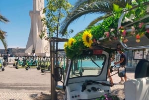Lisboa: Historisk byomvisning med elektrisk tuk-tuk