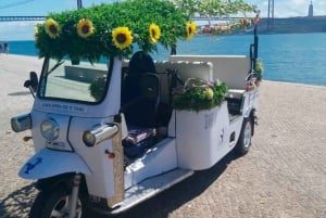 Lisboa: Historisk byomvisning med elektrisk tuk-tuk