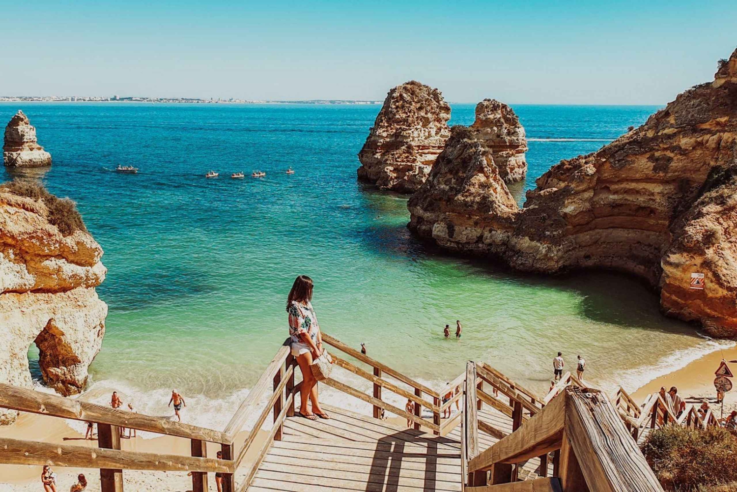 Lisboa: Privat tur til Benagil, Algar Seco, Portimao og Lagos