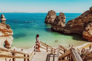 Lisboa: Privat tur til Benagil, Algar Seco, Portimao og Lagos