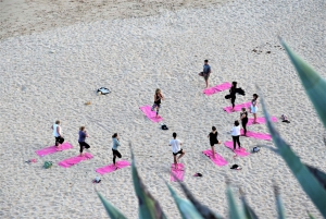 Strandyoga på morgonen i Albufeira av el Sol Lifestyle