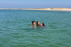 Olhão:5h ride 3 stops on the beaches and islands Ria Formosa