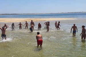 Olhão:5h de viaje 3 paradas en las playas e islas Ria Formosa