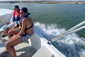Olhão: Formosa Rota Exclusiva: Aluguer Privado de Barco com Skipper