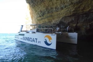 Portimão: Benagil Caves & Golden Coast Eco Catamaran Tour