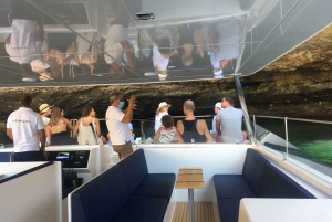 Portimão: Benagil Caves & Coastline by Luxury Eco Catamaran