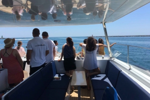 Portimão: Benagil Caves & Coastline by Luxury Eco Catamaran