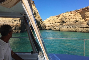 Portimão: Benagil Caves & Coastline by Luxury Eco Catamaran