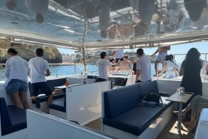 Portimão: Benagil-grotter og øko-katamaran-tur på Guldkysten