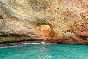 Portimão: Benagil Caves Speed Boat Tour with Marina Beach