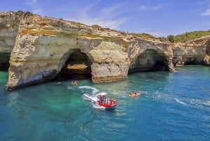 Portimão: Benagils grottor Speed Boat Tour med Sunset Option