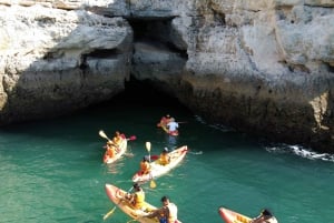 Portimão: Benagil Caves Speedboat and Kayak Guided Tour