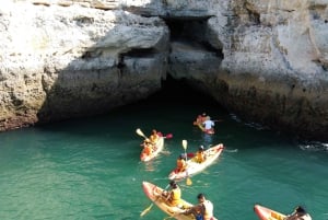 Portimão: Benagil Caves Speedboat and Kayak Guided Tour