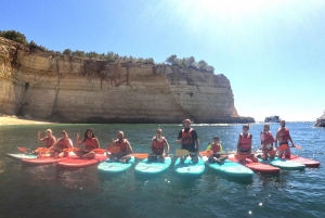 Portimão: Benagil Caves Speedboat Tour w/ Kayak or SUP Ride