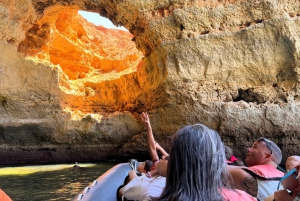 Portimão: Benagil Caves & Sunset with Sparkling Wine