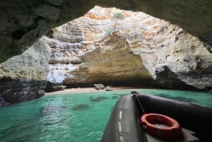 Portimão: Grotten van Benagil & Zonsondergang met Mousserende Wijn
