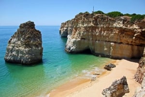 Portimão: Tour d'avventura in motoscafo delle grotte marine di Benagil