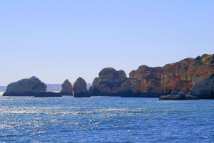 Portimão: Båtutflykt med segelbåt till Lagos Cape Caves