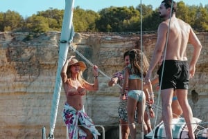 Portimao: Crucero en velero de lujo de día completo