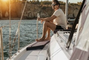 Portimao: Half-Day Sailing Yacht Cruise to the Benagil Caves