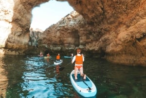 Portimão dolda grottor: Privat kajak- och SUP-tur