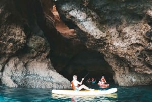 Portimão dolda grottor: Privat kajak- och SUP-tur