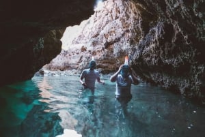 Grotte nascoste di Portimão: Tour privato in kayak e SUP