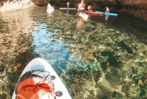 Grotte nascoste di Portimão: Tour privato in kayak e SUP
