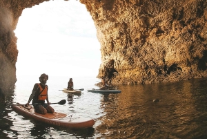 Grotte nascoste di Portimão: Tour privato in kayak e SUP