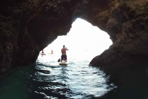 Grotte nascoste di Portimão: Tour privato in kayak e SUP