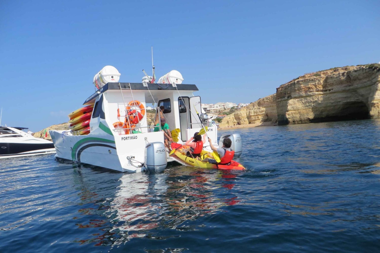 Portimão: Kajaktur till Benagils grottor