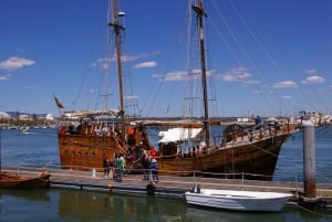 Portimão: Expedição às Grutas em Navio Pirata