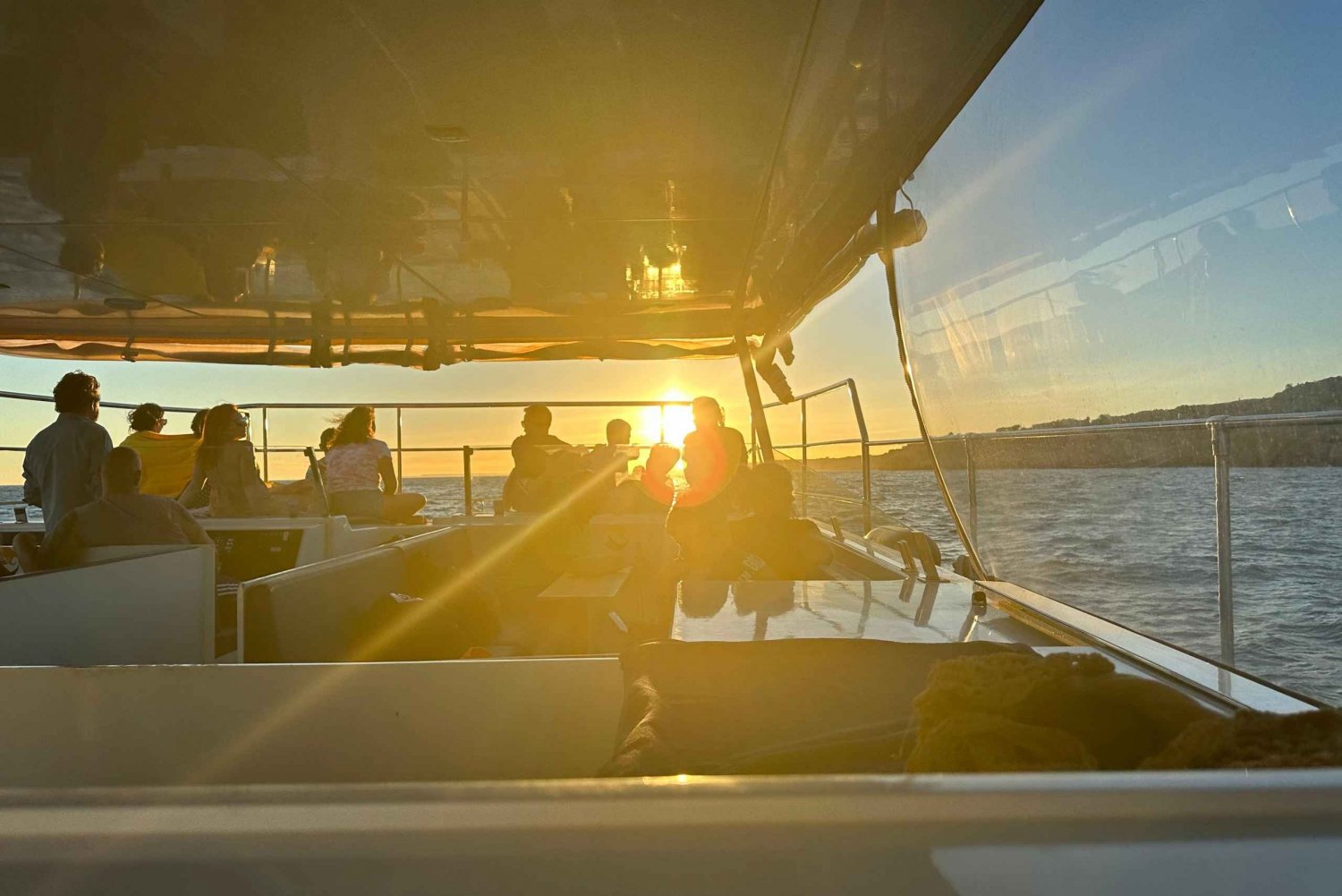 Portimao: SUNSET Benagil Caves Tour | Eco Catamaran