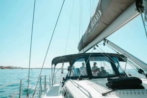 Portimao: Crucero de lujo en velero al atardecer