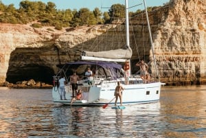 Portimao: Sunset Luxury Sail-Yacht Cruise