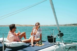 Portimao: Sunset Luxury Sail-Yacht Cruise