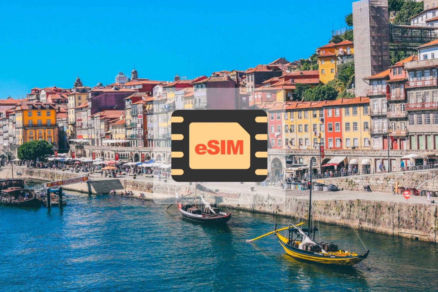 Portugal: Europa eSim mobiel data-abonnement