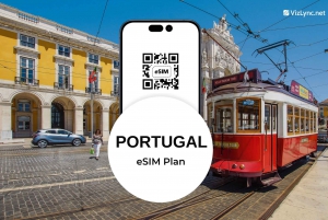 Portugal Travel eSIM plan with Super fast Mobile Data